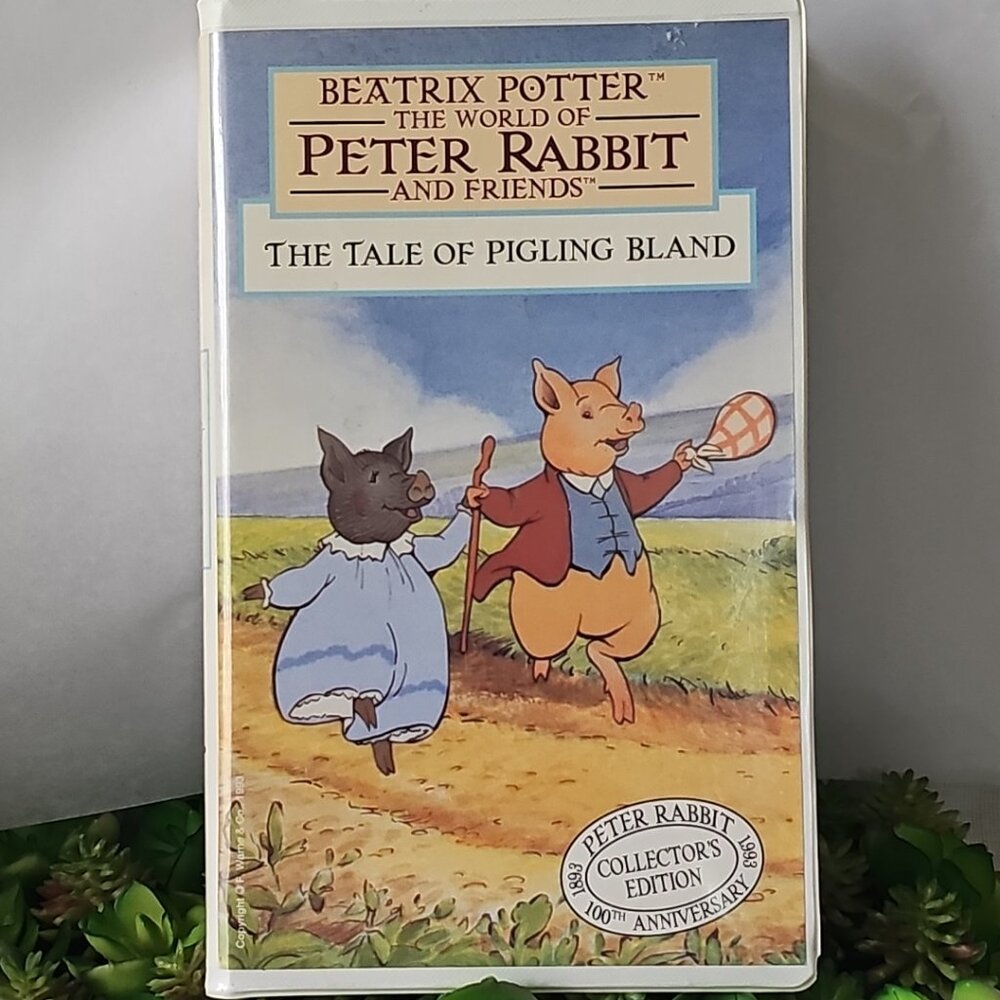 1993 Beatrix Potter Peter Rabbit 100th Anniversary Collector's Edition VHS